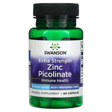 Swanson, Extra Strength Zinc Picolinate, 50 Mg