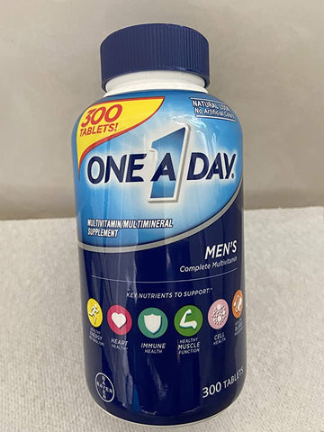 One-A-Day Multivitamin, Men'S Health Formula , 300 Tablet Bottle