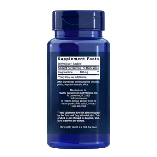Pregnenolone 100 caps By Life Extension