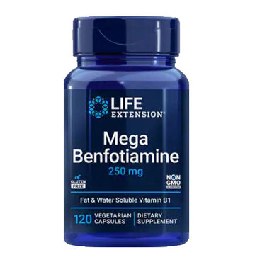 Mega Benfotiamine 120 Vcaps By Life Extension