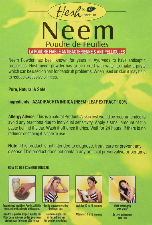 Neem Powder 100gram by Hesh : Health & Household