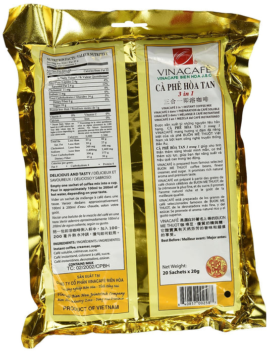 Vinacafe 3 In 1 Instant Coffee Mix (Regular)