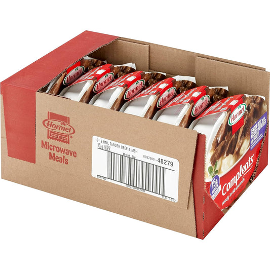 Hormel Compleats Tender Beef With Mashed Potatoes & Gravy Microwave Tr3.38 Pounds