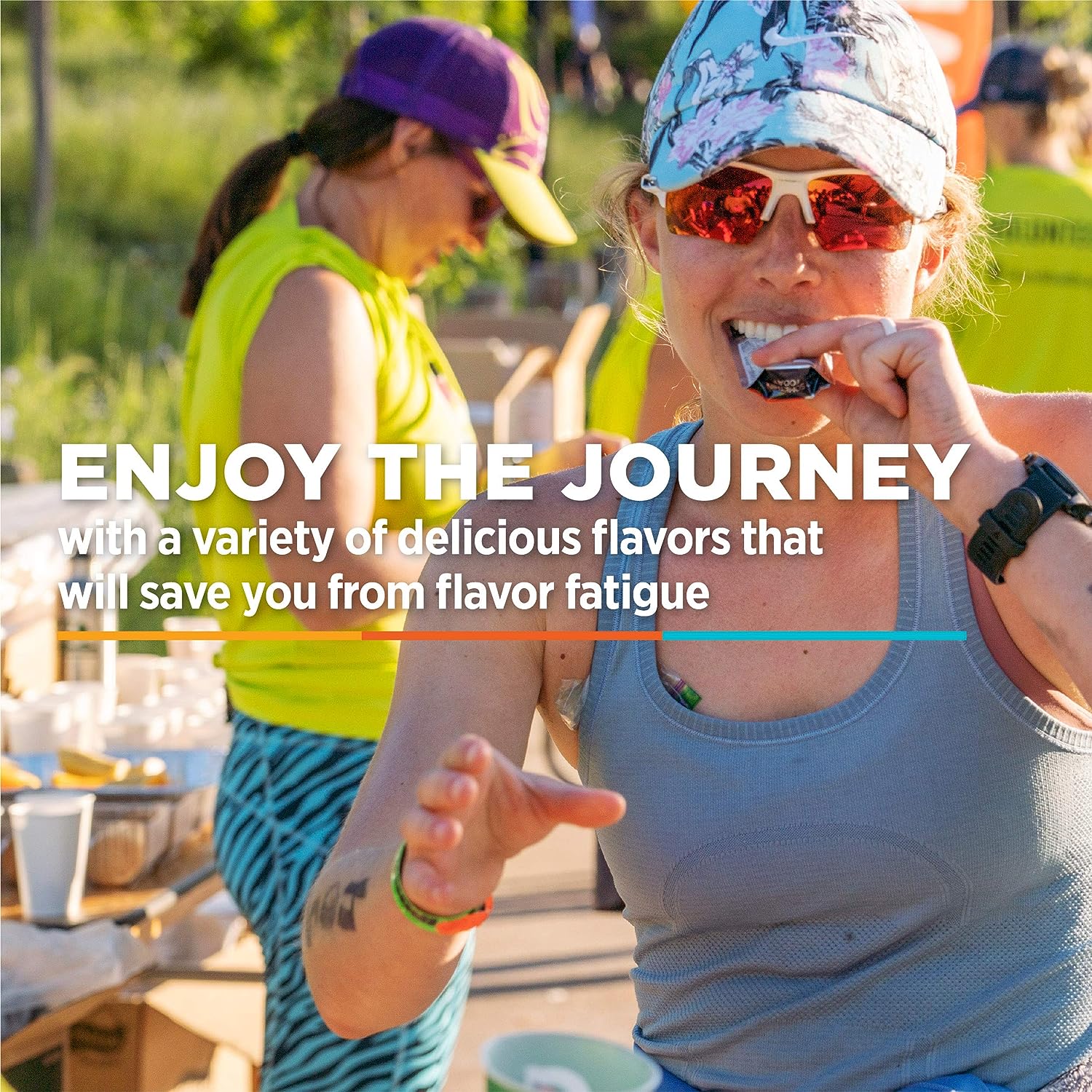 GU Energy Original Sports Nutrition Energy Gel, 8-Count, Vanilla Bean