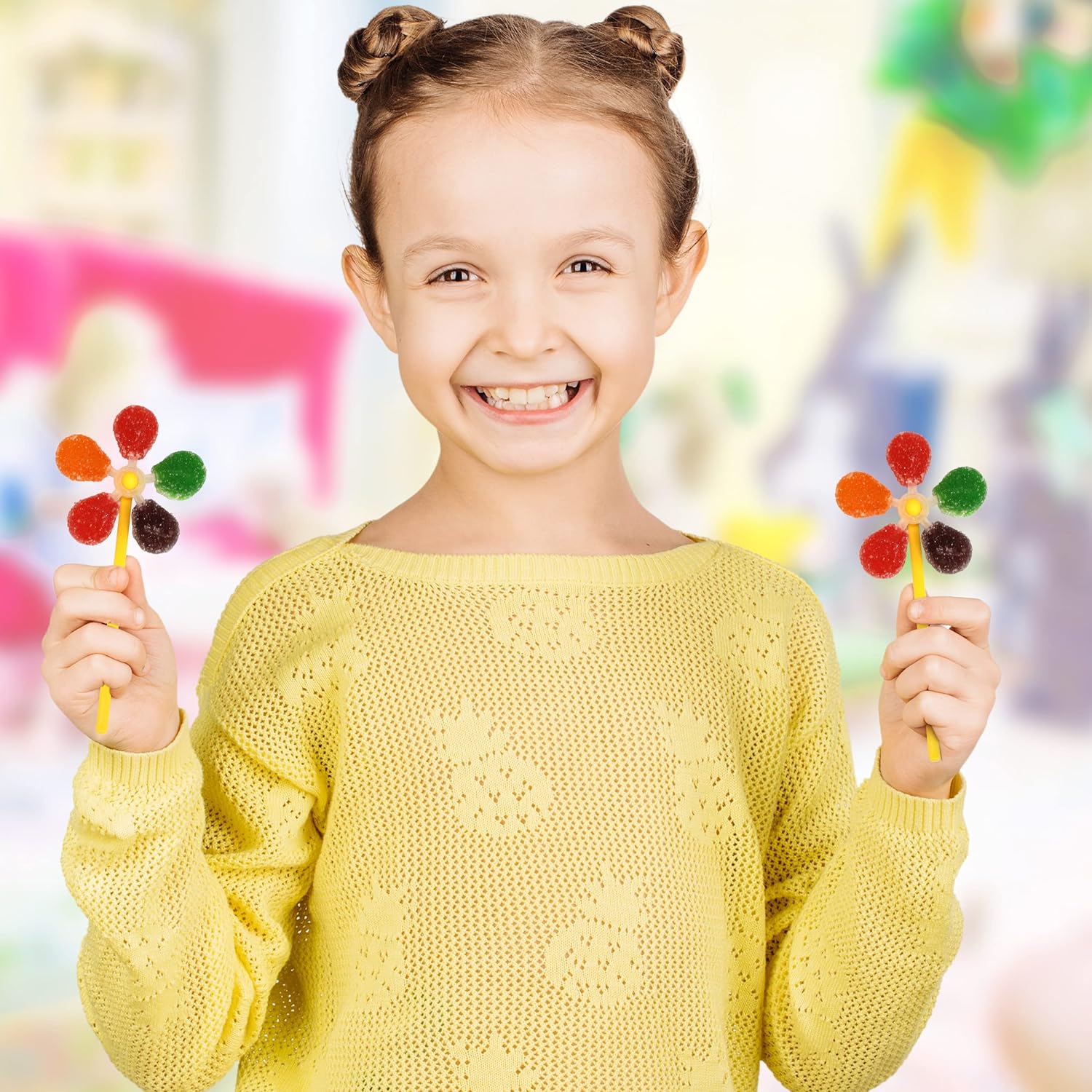 Zazers Jelly Pop Windmill Jelly Beans Candy, 30 Individual