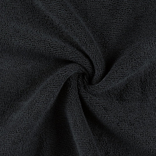 Arkwright Microfiber Salon Towels Bulk - (Pack of 24) Bleach Safe Resistant, Absorbent Hair Drying Towel Set, Perfect for Hotel, Resort, and Spa, 16 x 27 in, Black