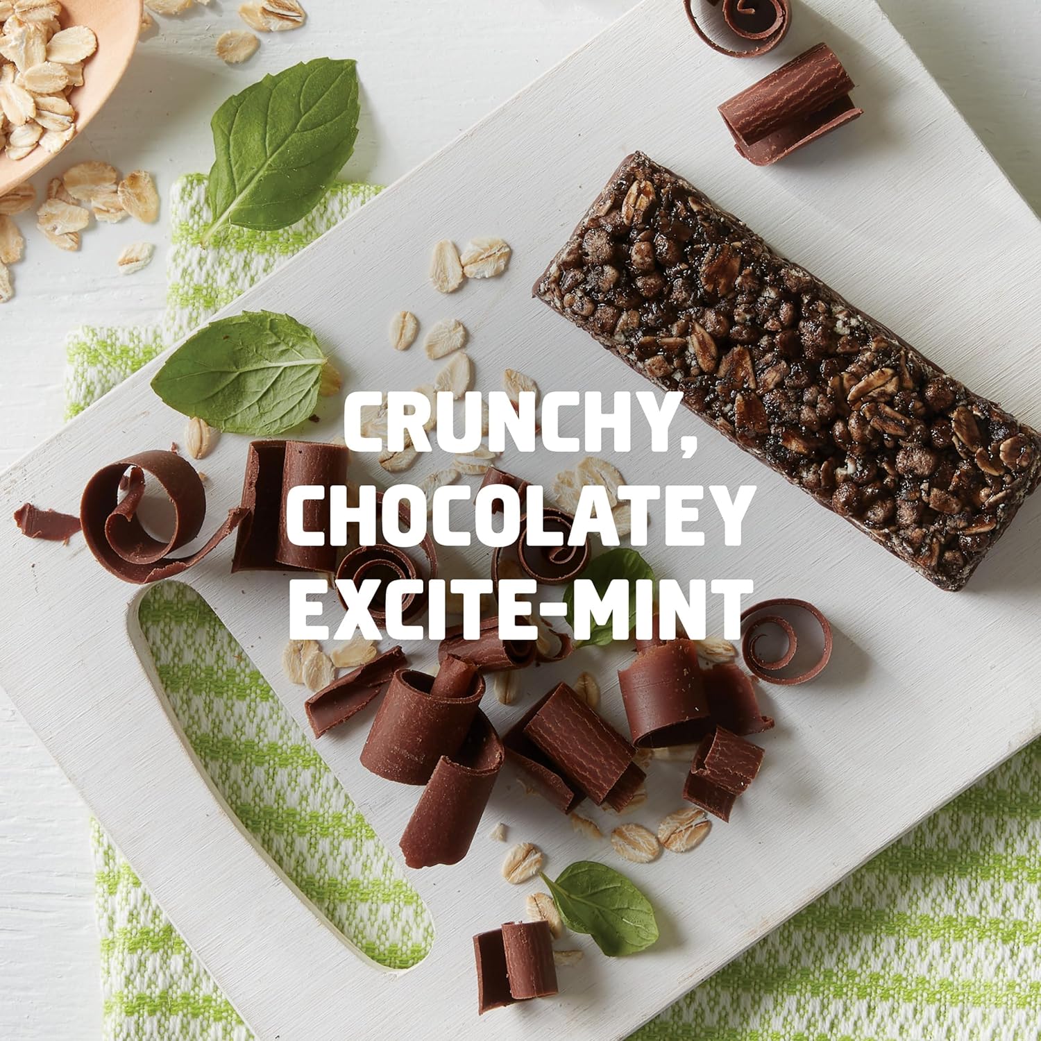 CLIF Kid Zbar Protein - Chocolate Mint - Crispy Whole Grain Snack Bars