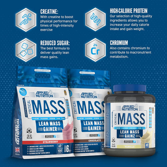 Applied Nutrition Critical Mass Professional - Weight Gain Protein Pow6 Kilo Grams