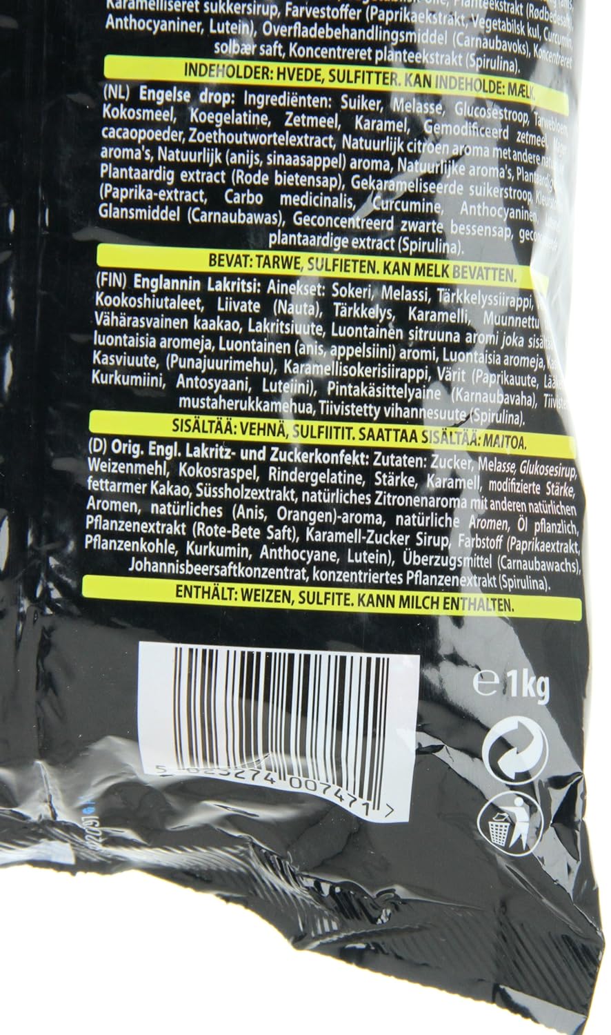 Basset's Liquorice Allsorts, 1er Pack (1 x 1 kg) : Licorice