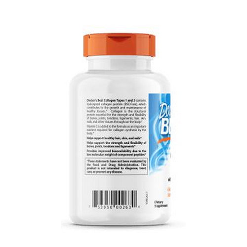 Collagen Types 1And 3 With Peptan 240 Caps By Doctors Best