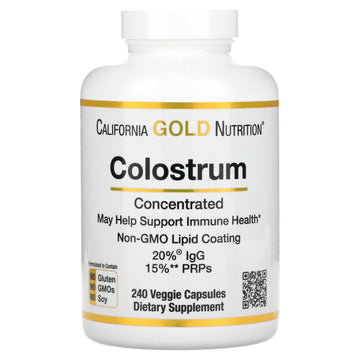 California Gold Nutrition, Colostrum Veggie Capsules