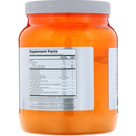 Now Foods, Sports, Arginine Stack, Tropical Punch