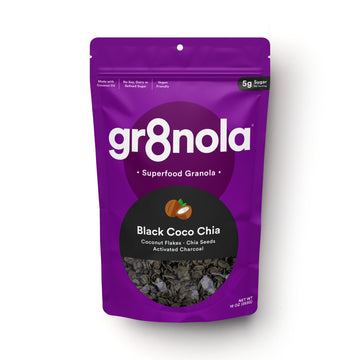 Gr8Nola, Superfood Granola, Black Coco Chia