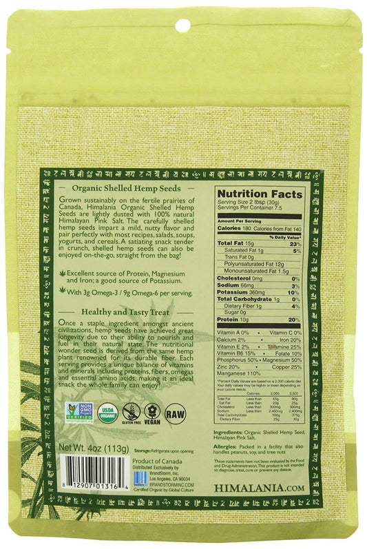 &Nbsp; Organic Shelled Hemp Seeds Non-Gmo & Vegan