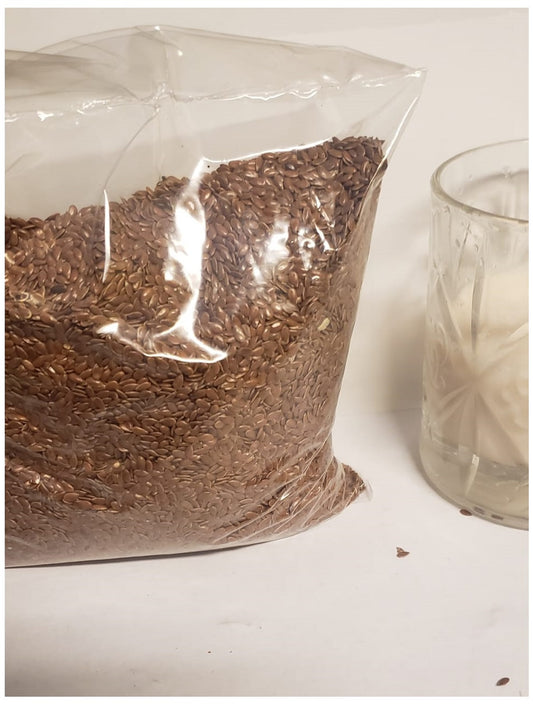 Flax Seeds –Linaza Whole Raw Flaxseeds, Non-Gmo, Vegan Rich In Omega-3 Fatty Acids, And Dietary Fiber. Perfect For Salads, And Baked Goods