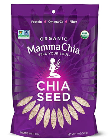 Mamma Chia Organic Seeds, White Chia Seeds (Pack Of 1)