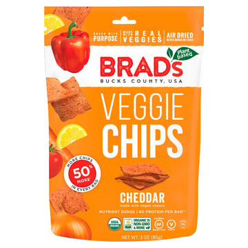 Brad'S Plant Based Cheddar Veggie Chips