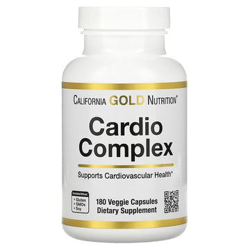 California Gold Nutrition, Cardio Complex, 180 Veggie Capsules