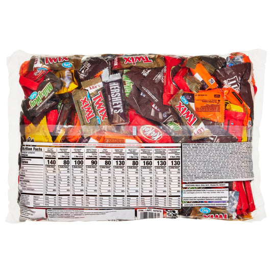 Kirkland Signature All Chocolate Candy Pieces Bulk Assortment for Halloween, Parties, School: 150 Pcs (5.6 lbs)