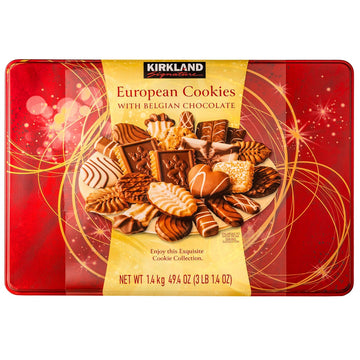 Kirkland Signature European Cookies With Belgian Chocolate, Assortment, 49.4 Oz