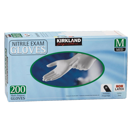 Kirkland Signature Nitrile Exam Gloves, 400-count