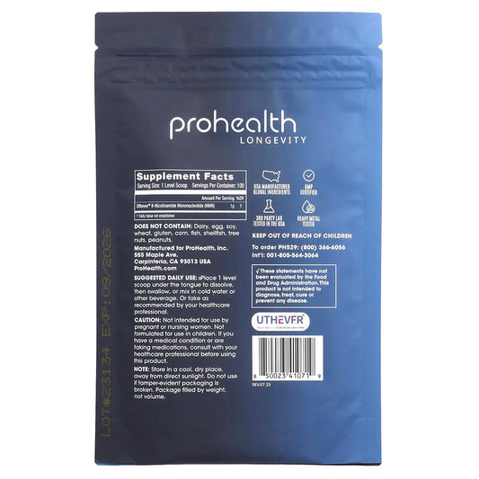 ProHealth Longevity, NMN Pro™, Pure NMN Powder, 100 g