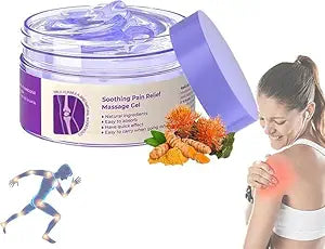 Purple Refreshing Gel – Fast-Absorbing Body Gel for Knees, Back, Neck, Hands & Feet – Lightweight, Non-Greasy Skin Formula
