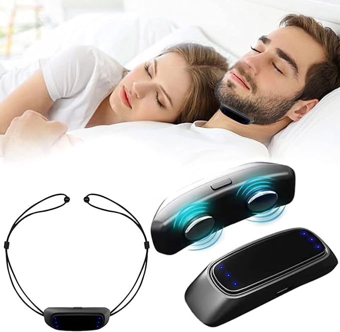 Anti-Snoring Device Advanced Intelligent – 6-Speed Electric Snore Stopper, Ergonomic Design for Better Sleep & Noise Reduction