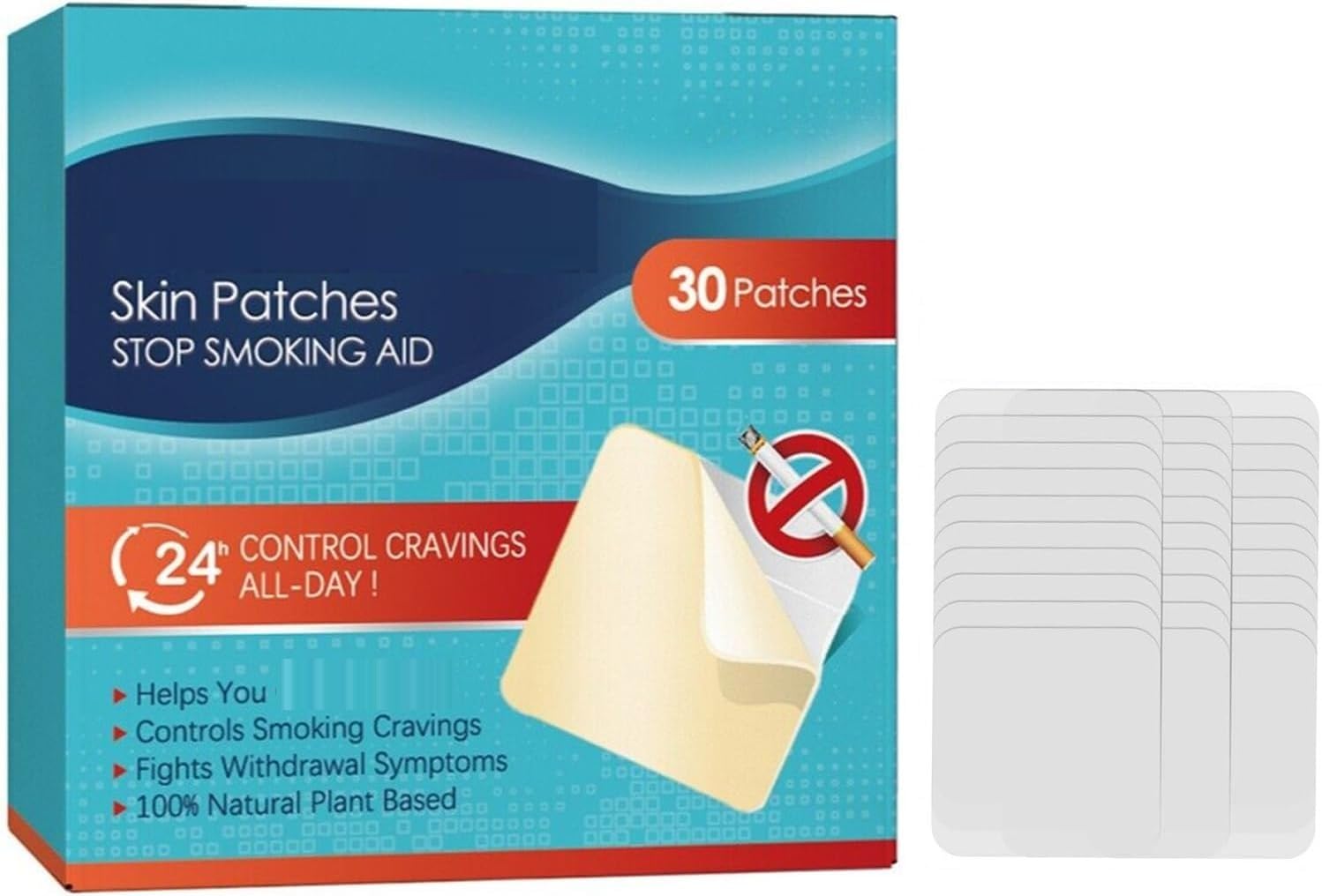 Herbal Body Stickers – Natural Adhesive Patches for Daily Use (30 Pcs)