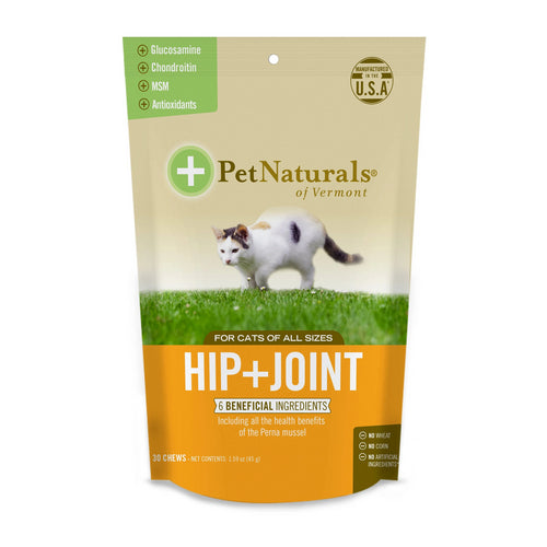 Hip + Joint For Cats 30 Chews By Pet Naturals