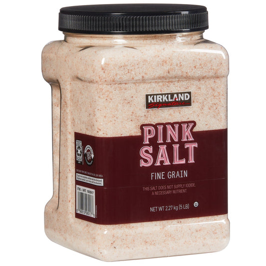 Kirkland Signature, Pink Salt, Fine Grain, 5 lbs