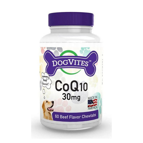 COQ 10 For Dogs  60 Tabs By Health Thru Nutrition