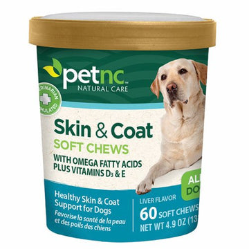 Dog Skin & Coat Soft Chews 60 Count By 21st Century