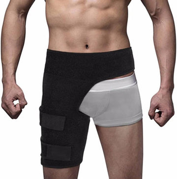 Hip & Thigh Support Wrap – Adjustable Compression Brace for Sciatica Relief