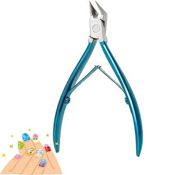 Cuticle Pusher & Cutter, Surgical Grade Stainless Steel Trimmer, Nippers, Remover for Manicure Pedicure, Durable Nail Polish Remover for Fingernails & Toenails Care