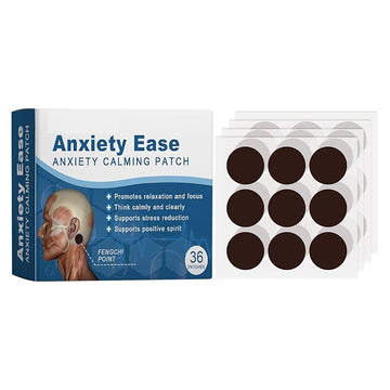 Calm Patch – Herbal Anti-Stress & Mood Support Stickers for Relaxation, Focus, Headache & Muscle Relief (36 Pack)