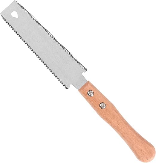 Small Woodworking Pull Saw – 6"inch Flexible Blade with Wood Handle,Lightweight Craft & Garden Trim Tool for DIY, Hobby