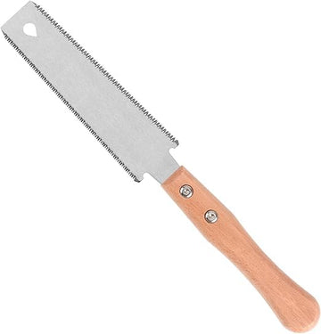 Small Woodworking Pull Saw – 6"inch Flexible Blade with Wood Handle,Lightweight Craft & Garden Trim Tool for DIY, Hobby