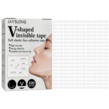 Face Lift Tape, Instant Face Lifting Tape, Invisible Waterproof Face Thin Stickers with High Elasticity for Face and Neck Lift, Makeup Tools to Improve Facial Line and Hide Wrinkles, 100 Pcs