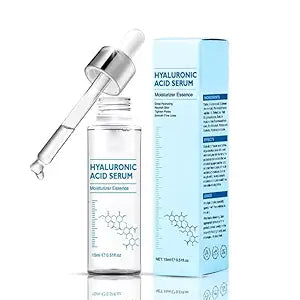 Hyaluronic Acid Serum – Anti-Aging Face Essence for Hydration, Pore Tightening, Wrinkle Reduction, Acne & Dry Skin Treatment – 15ml