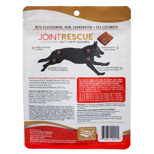 Sea Mobility Joint Rescue Dog Treats , Beef Jerky By Ark Naturals