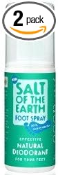 Salt Of the Earth Foot Spray Deodorant 100ml X 2 (Pack of 2) : Amazon.co.uk: Beauty