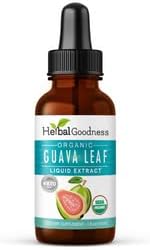 Guava Leaf Extract - Healthy Metabolism | Immune Boost - Organic 1oz Liquid Sublingual Bottle - Herbal Goodness (1 bttl)