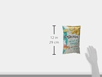 Popchips Sea Salt & Vinegar Sharing Crisps, 85G