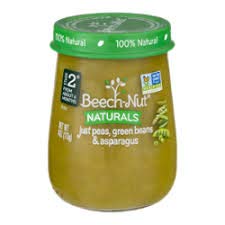 Beech-Nut, Naturals Green Beans & Asparagus, 4 Oz