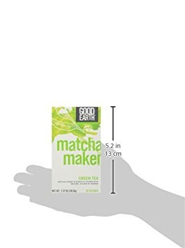 Good Earth 216930 Super Green Tea, Matcha Maker Green Tea - 18 Ct. Box