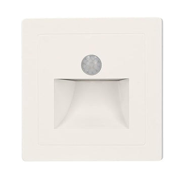 INFINIBYTE Motion Sensor LED Foot Light – 3W IP65 Waterproof Indoor & Outdoor PIR Wall & Conceal Light (3000K White)