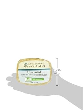 Clearly Naturals Unscented Glycerin Soap (12X4 Oz)12 : Hand Washes : Beauty & Personal Care