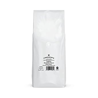 Cameron'S Coffee Organic Breakfast Blend Whole Bean Coffee, Light Roast, 100% Arabica, Bulk, 4-Pound Bag, (Pack Of 1)