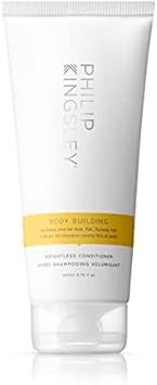 Philip Kingsley | Body Building Weightless Conditioner | Volumising Conditioner For Fine, Limp, Flat, Flyaway Short Hair | Hydrates, Thickens, Lifts And Adds Volume And Shine | 200Ml